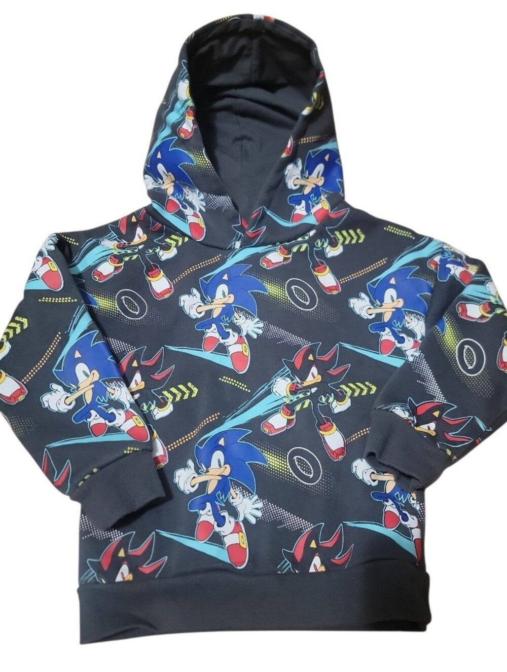 TODDLER Sonic the Hedgehog & Shadow print pullover hoodie Size 4t/5t
